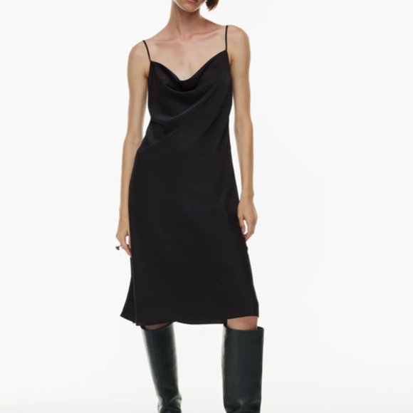 Wilfred Black Midi Dress M - Picture 2 of 7